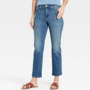 Women's High-Rise Slim Straight Fit Jeans - Universal Thread™ Size 14 Long